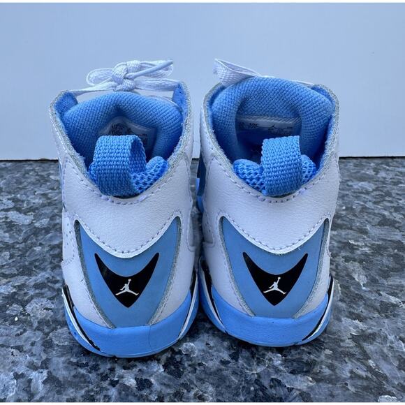 Nike TD Size US 10C Air Jordan True Flight White/Blue 343797-140 - Picture 11 of 12